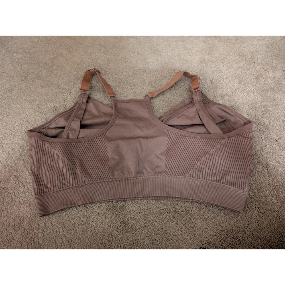 Kindred Bravely Nursing Bra XL‎ Regular Mauve Pink Sublime Seamless Racerback